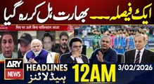T20 - WC Pak vs IND - Pakistan’s stance -big blow to India | ARY News 12 AM Headlines | 3rd Feb 2026