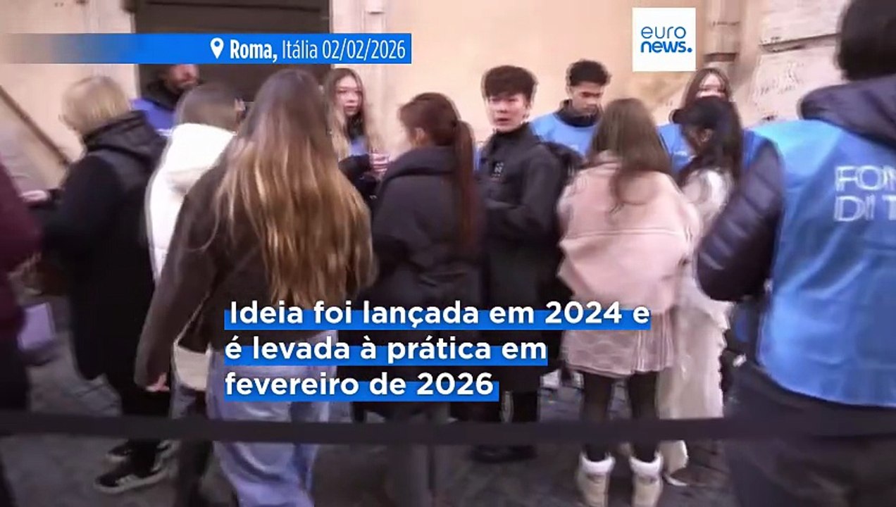 Turistas em Roma terão de pagar para ver a Fontana di Trevi de perto no próximo ano