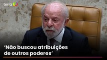 Lula defende atuação do STF no julgamento da trama golpista e diz que Corte não buscou protagonismo