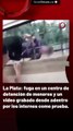 La Plata: fuga en un centro de detención de menores y un video grabado desde adentro por los internos como prueba.