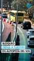 Bloqueo en Autopista del Sol frena regreso de turistas; exigen retiro de autodefensas en Guerrero