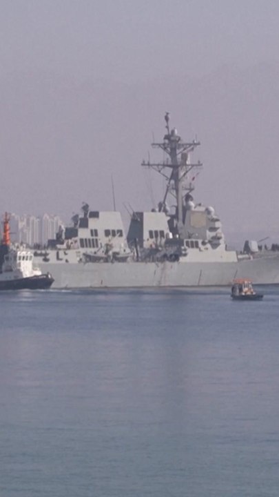 US warship seen at Israeli port amid tensions with Iran