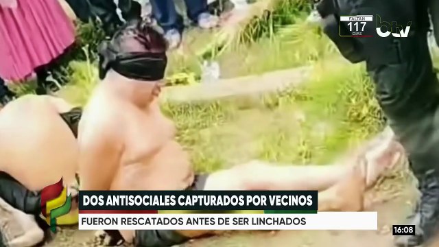 Policía rescata a dos presuntos antisociales de un linchamiento en El Alto; uno falleció