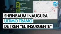Sheinbaum inaugura el último tramo del Tren Interurbano 