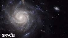 Hubble Space Telescope View Of Barred Spiral Galaxy UGC 678