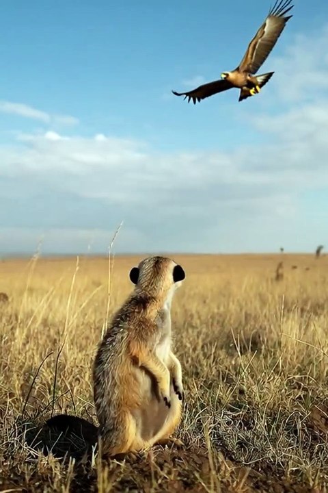 Eagle Attacks Its Prey in the Wild – Powerful Hunting Moment