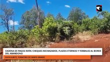 CADENA DE PAGOS ROTA CHEQUES RECHAZADOS, PLAZOS ETERNOS Y YERBALES AL BORDE DEL ABANDONO