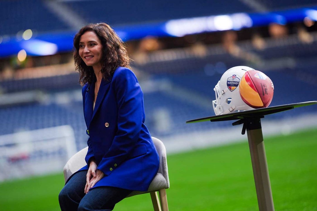 Ayuso logra que la NFL convierta a Madrid en su base oficial en España hasta 2027