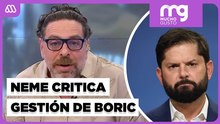 Neme critica gestión de Boric en materia de seguridad; 'Se equivocó, hizo muy poco'