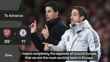 'Most exciting team in Europe' - Arteta addresses Arsenal playing style
