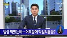 방금 먹었는데…어묵탕에 막걸리통을?