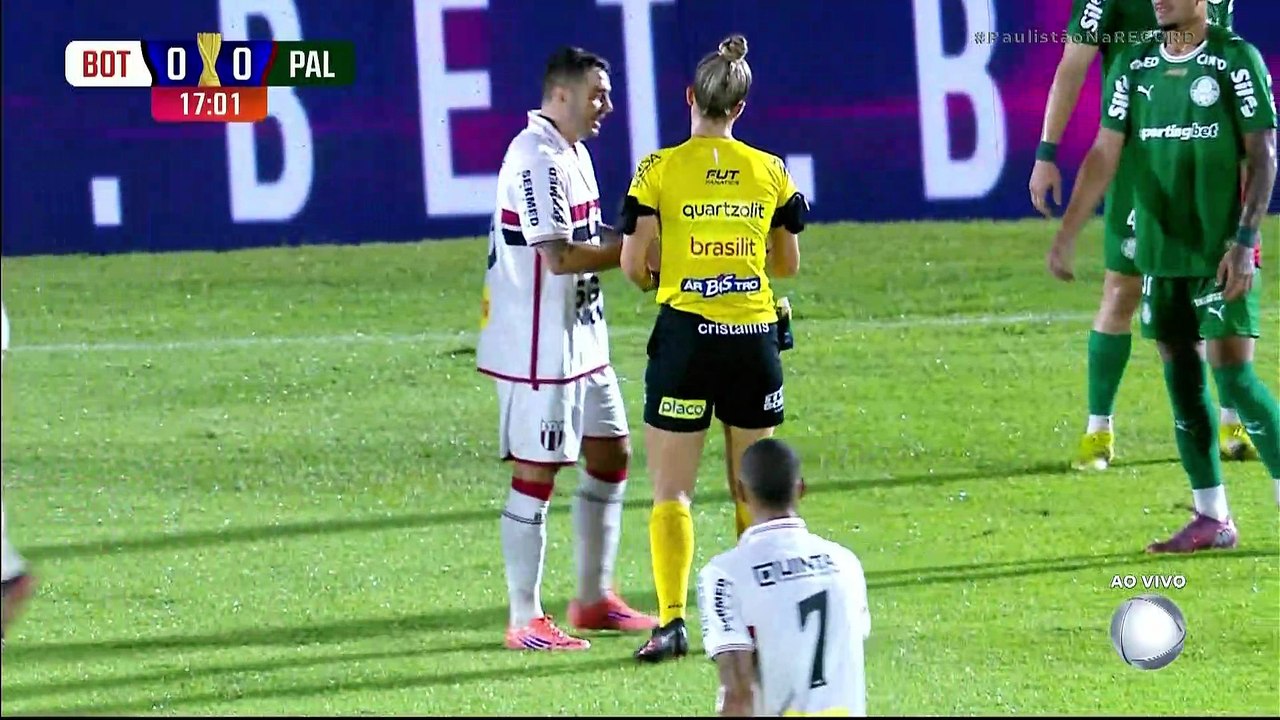 Botafogo-SP x Palmeiras (Campeonato Paulista 2026 6ª rodada) 1° tempo