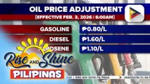 Taas-presyo sa mga produktong petrolyo, epektibo ngayong araw