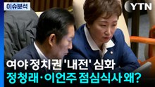 [시사정각] 여야 정치권 '내전' 심화...정청래·이언주 점심식사 왜? / YTN