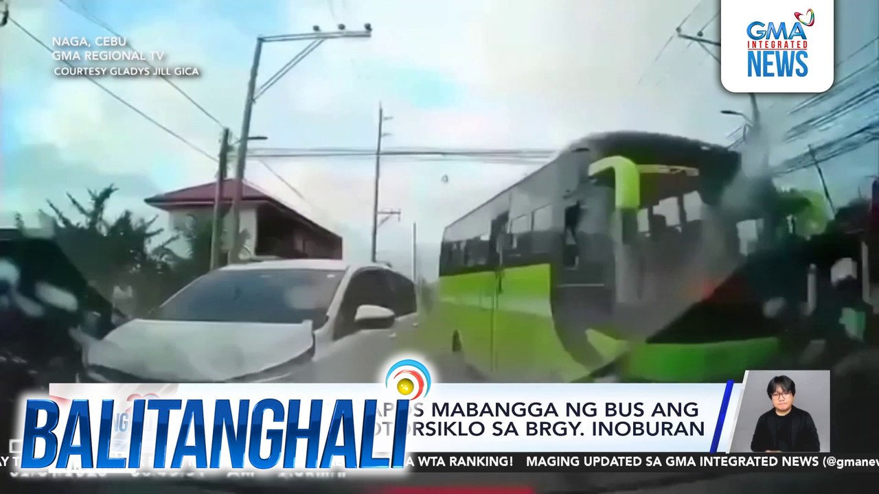 Pulis, patay matapos mabangga ng bus ang sinasakyang motorsiklo sa Brgy. Inoburan | Balitanghali