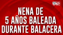 Nena baleada en Rosario