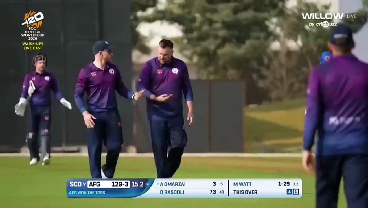 1st T20 2026 Warm-Up Match: Afghanistan vs Scotland