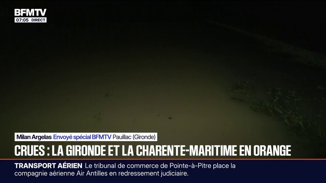 Vigilance crue : la Gironde et la Charente-Maritime touchées