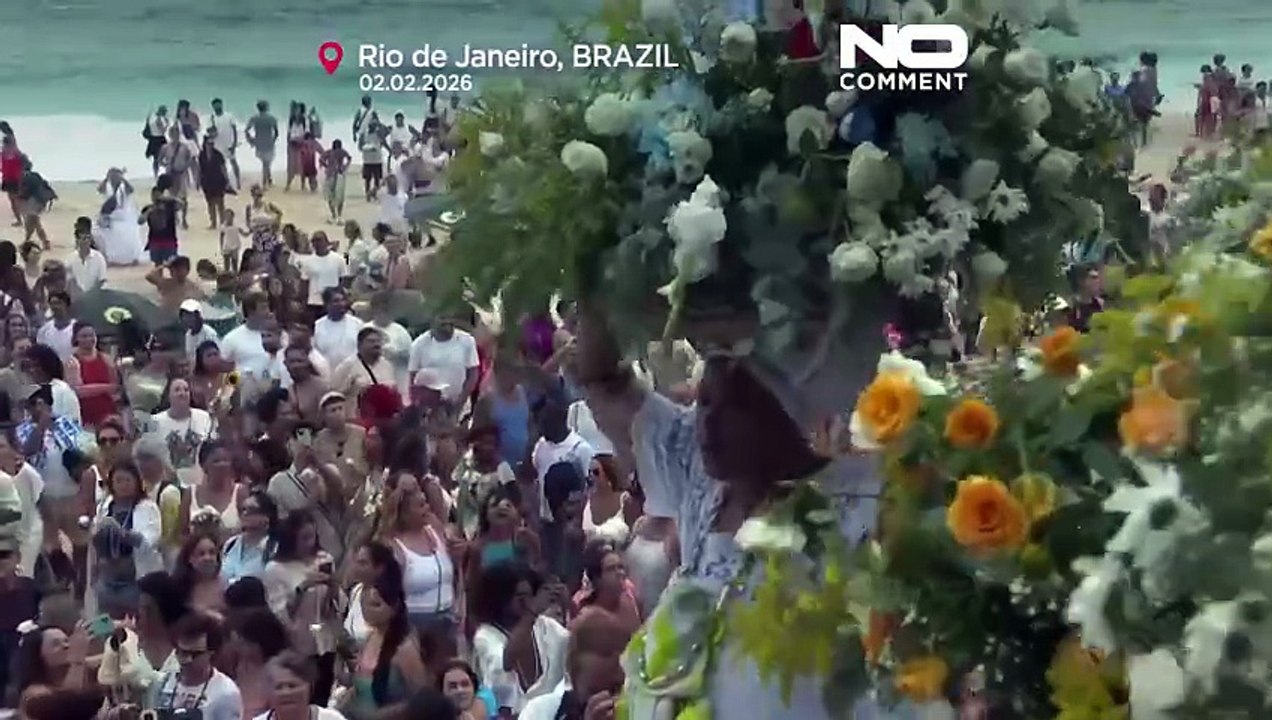 Brasilien: tausende in rio de janeiro feiern meeresgöttin yemanjá am strand