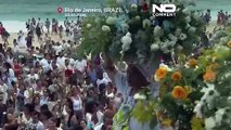 Βραζιλία: Χιλιάδες στο Ρίο ντε Τζανέιρο τιμούν τη θεά της θάλασσας Γεμαντζά στην παραλία
