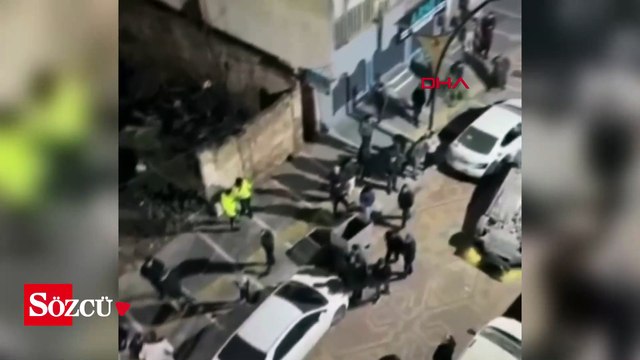 Park halindeki 6 araca çarpan otomobil takla attı