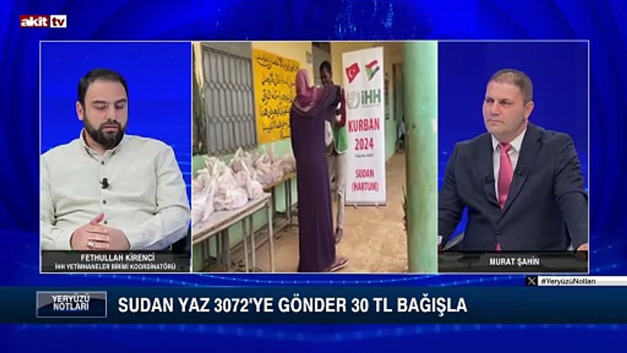Yeryüzü Notları - Fethullah Kirenci/Murat Şahin Sudan'da dünyanın en büyük iç göç krizi 30.04.2025