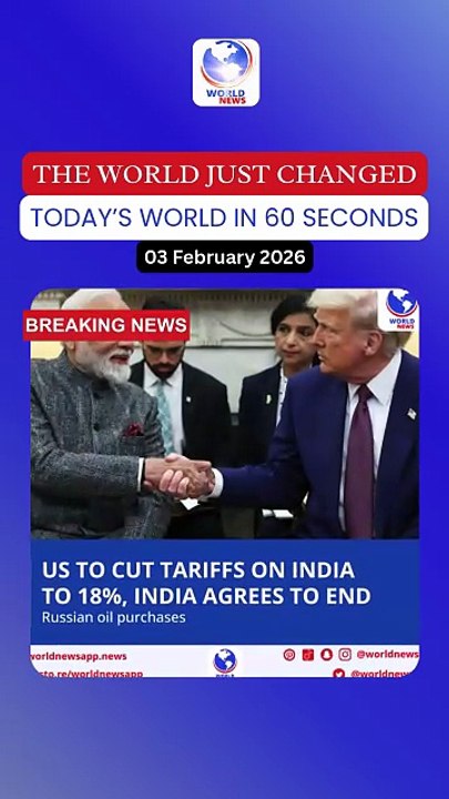US to cut tariffs on India to 18%, India agrees to end Russian oil purchases