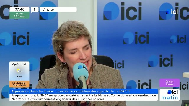 Julien Palleja, secrétaire général de la CGT des cheminots de la Sarthe