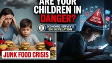 Are Your Children in Danger? Economic Survey's Big Revelation on Junk Food and Mobile Addiction