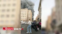 İran'da büyük yangın! Bölgeden alevler yükseliyor