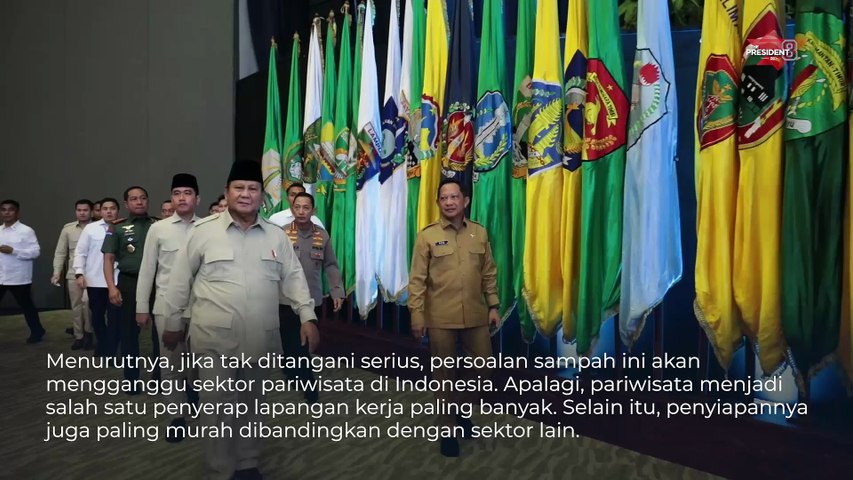 Prabowo Singgung Soal Sampah di Depan Seluruh Kepala Daerah Pariwisata Tak Akan Tumbuh Jika Kota dan Desa Masih Jorok