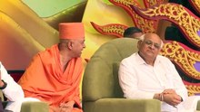#VADODARA MAHANT SWAMI MAHARAJ'S 92 BIRTHDAY FUNCTION ATTENDED BY #GUJARAT CM