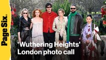 Jacob Elordi, Margot Robbie and more attend the 'Wuthering Heights' photo call in London