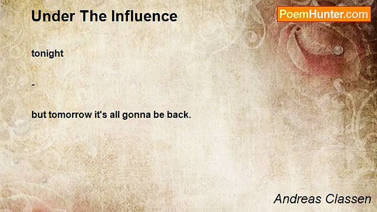 Andreas Classen - Under The Influence