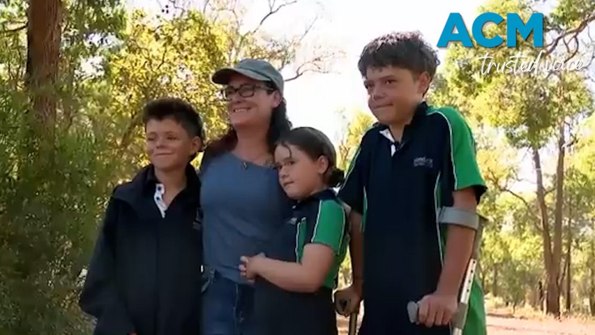 WA teen Austin Appelbee swam about four kilometres to alert authorities to his mother and two siblings stranded in the water off the coast of Quindalup, Western Australia on January 30, 2026. This video includes ACM-produced voiceover powered by AI.