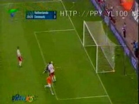 Pays-bas - danemark.1-0.van nistelrooy