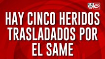 Violento choque en Constitución: hay cinco personas heridas