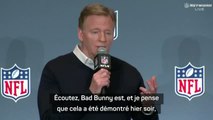 Super Bowl LX - Le commissaire de la NFL défend son choix Bad Bunny face à la polémique
