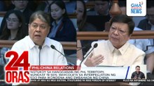 Pagtukoy sa hangganan ng PHL territory, inungkat ni Sen. Marcoleta sa interpellation ng reso para ikondena ang embahada ng China | 24 Oras