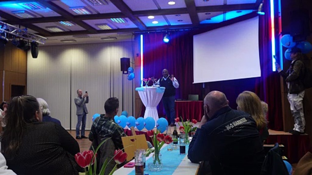 AFD Neujahrsempfang Rede Serge Menga