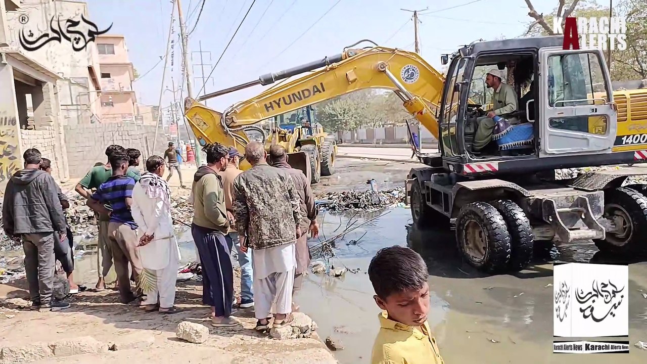 #KarachiAlerts :: #ShadmanTown #Drain Work Completed, Thanks to #KMC Team || #News #Karachi