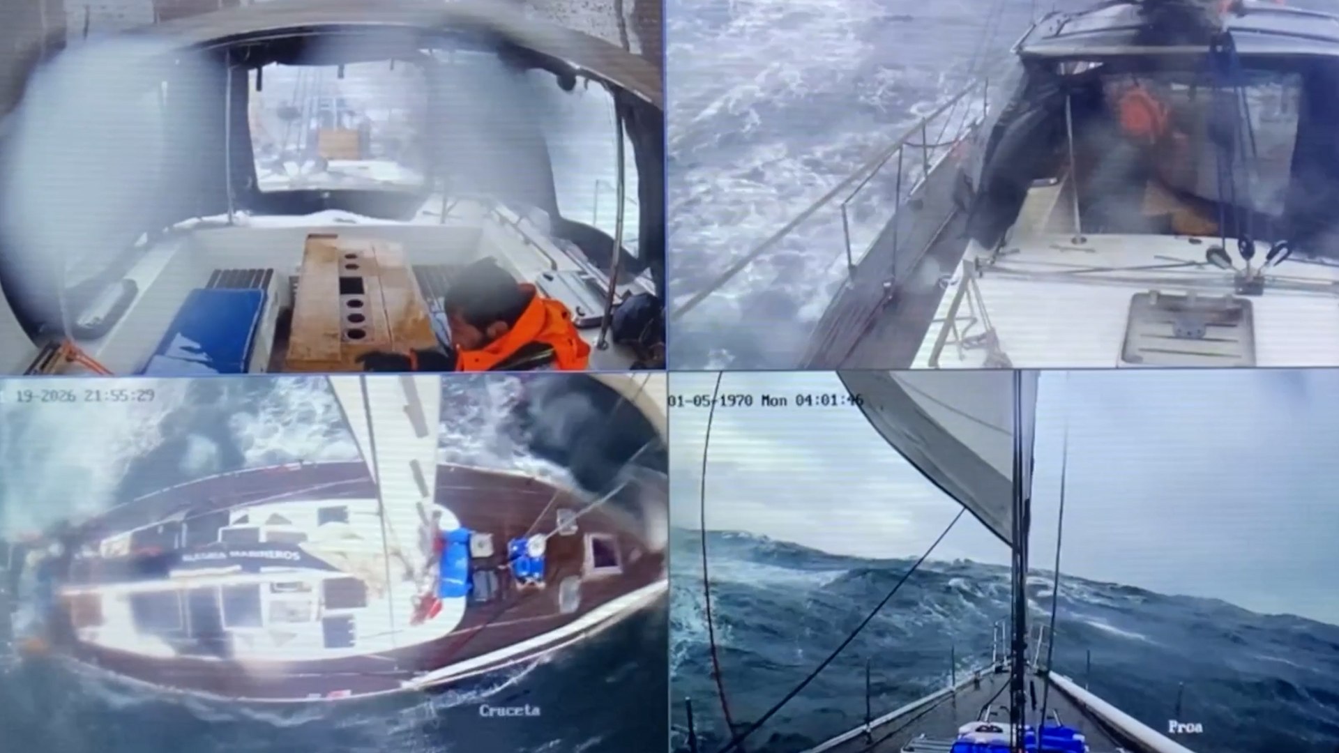 Infierno en alta mar: una ola gigante les deja incomunicados 12 días y sin parte meteorológico