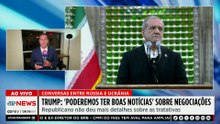 Trump fala em possíveis “boas notícias” sobre guerra entre Rússia e Ucrânia