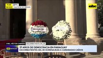 A 37 años de la caída de la dictadura, homenajean a caídos en la gesta del 2 y 3 de febrero del 89