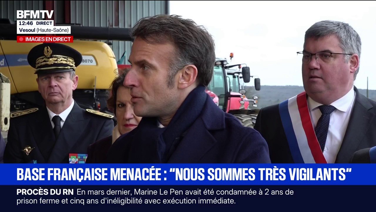 Base aérienne française Al Dhafra: "Nous sommes très vigilants", assure Emmanuel Macron