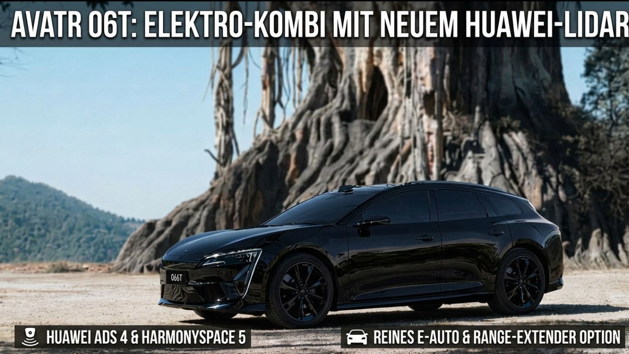 2026 Avatr 06T bringt Huawei ADS 4 & HarmonySpace 5