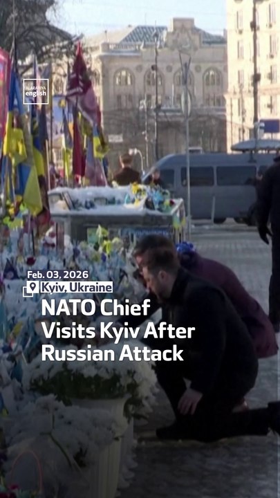 NATO Chief Visits Kyiv After Russian Attack