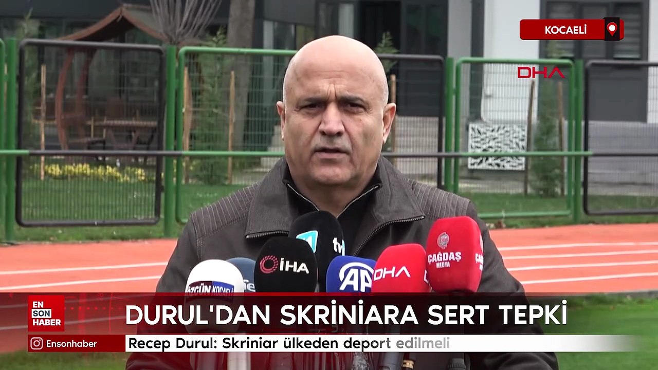 Kocaelispor Başkanı Recep Durul: Skriniar ülkeden deport edilmeli