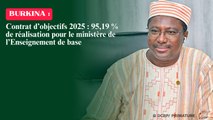 Contrat d’objectifs 2025 : 95,19 % de réalisation pour le ministère de l’Enseignement de base