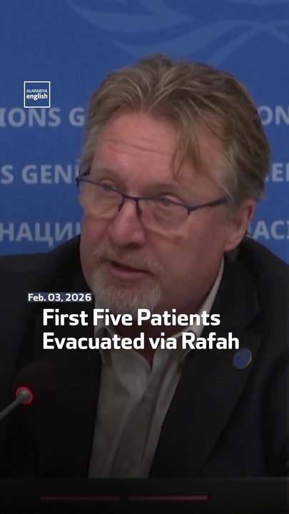 First Five Patients Evacuated Via Rafah